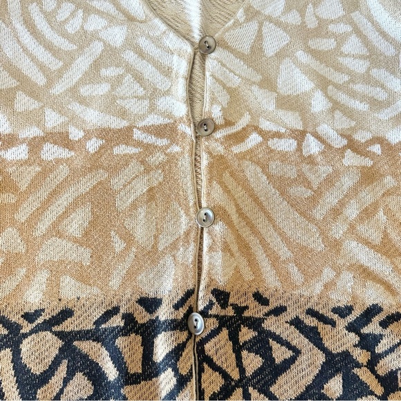 Pendleton Women’s Cardigan Linen Cotton Blend Medium Petite - Picture 3 of 5